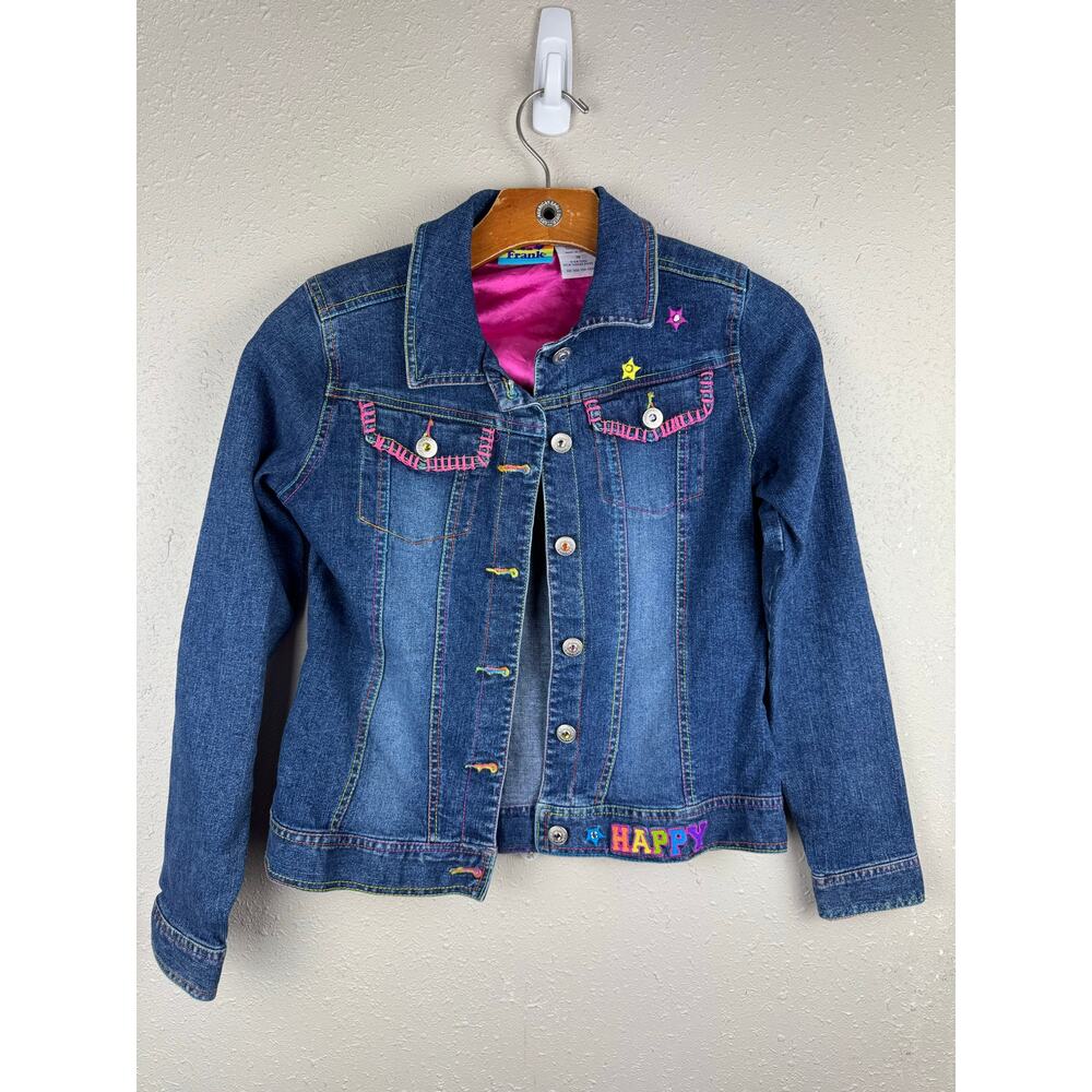 Lisa Frank Vintage Glam Girl Jean Jacket